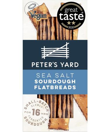 Peter's Yard Sourdough Flatbread - High Fibre Vegan Snack - Under 40 Calories - 6 Pack - Buy Online on GoSupps.com