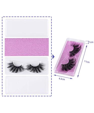 10 Pairs Mink Fluffy 25mm Fake Eyelashes Pack - Long, Thick, Handmade, Reusable - 8D Volume Lashes - Mixed Styles - Bulk Value Set - Buy Online on GoSupps.com