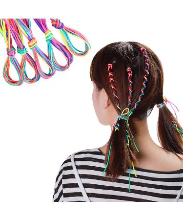 Noverlife 88PCS Colorful Hair Strings for Braids and Braiding - Metallic Hair Tinsel and Glitter Strands for Fashionable Hair Styling - Buy Online on GoSupps.com