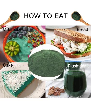 DOL-Spirulina Powder 16 Ounce Substitute protein powder Fitness food Spirulina on Earth - 100% Vegetarian 1LB 16 Ounce (Pack of 1) - Buy Online on GoSupps.com