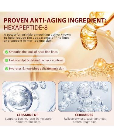 PEAQ SKIN PEAQ Neck Firming Cream PEAQ AH-8 Firming Lifting Neck Cream with Roller Lifting Loose Skin Smooths Wrinkles & Moisturizing Skin Care (1) - Buy Online on GoSupps.com