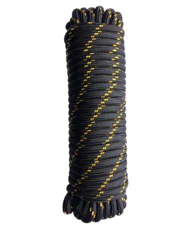 Typhon East Polypropylene Braided Nylon Rope - Heavy Duty Paracord Rope - High Strength Utility Cord for Flag Pole - Camping Rope (100 Feet Long)