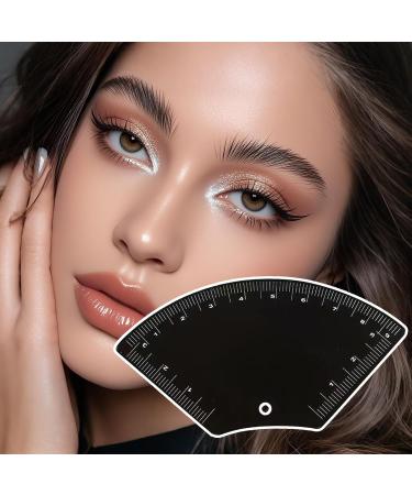 Eyebrow Chart RulerReusable Quick Drawing Eyebrow TemplateCosmetic Tools for Styling Makeup Table Spa Office Student Room Travel Wedding Hairdresser Student house Travel Vacation Fri - Buy Online on GoSupps.com