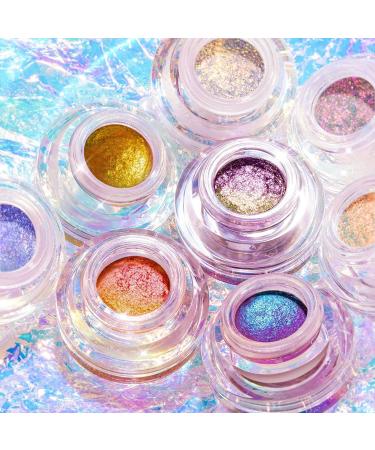 FOCALLURE Chameleon Cream Eyeshadow - Diamond Snow | Intense Color Shifting & Highly Pigmented Metallic Eye Shadow - Buy Online on GoSupps.com