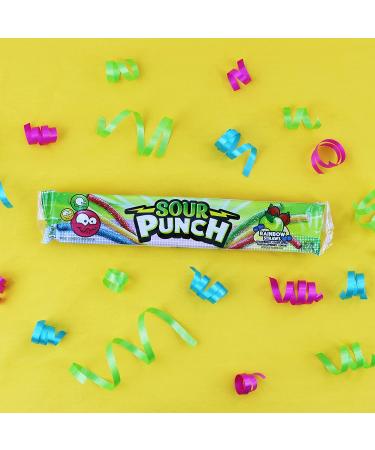 Sour Punch Straws  Rainbow Fruit Flavors  Chewy Sweet & Sour Candy  2oz Tray (24 Pack) - Buy Online on GoSupps.com