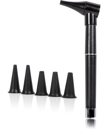 Nuance Medical EarClear Rx Rigid Earwax Flush Cleaning Kit - Self Earwax Removal with Otoscope Penlight & Basin - Includes 20 Disposable Tips - Buy Online on GoSupps.com