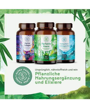 Perfect Hair Vitamins - High Dose Biotin Keratin & B Vitamins for Hair Skin & Nails - 90 Capsules from Germany - International Shipping - Buy Online on GoSupps.com