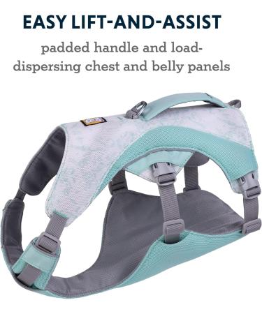 Luffwear Swamp Cool Dog Harness - Adjustable Cooling Pet Gear in Sage Green (Large/XL 81-107cm) for Hot Weather - Strong Running Equipment - Buy Online on GoSupps.com