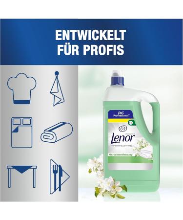 Lenor Professional Fabric Softener 190 WL 4.75L - Odor Removal & Softness - Freshens Laundry | Dermatologically Tested - Buy Online on GoSupps.com