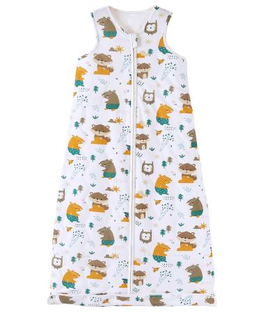 Chilsuessy Toddler Sleeping Bag 2.5 tog Baby sleeping bag Adjustable length Nursery Bedding Kids Wearable Blanket Cotton Sleeping Sack for Infant Boys Girls Jungle animals 110cm/3-4 Years - Buy Online on GoSupps.com