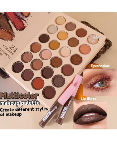 Makeup Palette - 30 Colors Highlighter Blush - Makeup Set Eyeshadow Highlighter Beauty For Party Travel Vacation Birthday Photoshoots Work Wedding Evening Brides - Buy Online on GoSupps.com