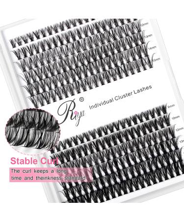 Riya Lash Clusters DIY Eyelash Extensions | 240 Clusters, 30D Curl, Wispy Volume | Individual Eyelash Extensions for At-Home Use - Buy Online on GoSupps.com