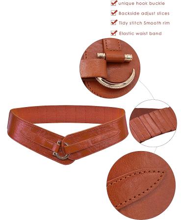 Renaissance Waist Vintage Leather Belt - Brown - Large | TeeYee Fashion - Buy Online on GoSupps.com