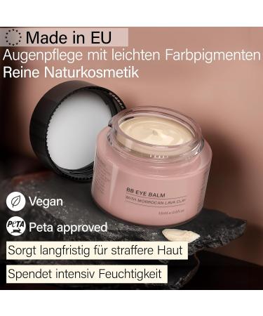 Rosental Organics BB Eye Balm - Hydrating Eye Cream with Hyaluronic Acid & Vitamins E - Natural Care for Eye Area - 15 ml - Buy Online on GoSupps.com