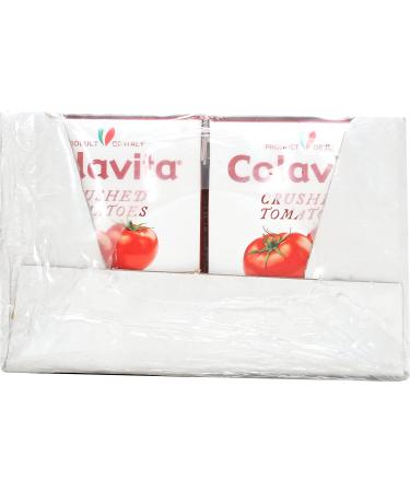 Colavita Italian Crushed Tomatoes Tetra Recart Box - 13.76oz (Pack of 16) | Sustainable Packaging - Buy Online on GoSupps.com
