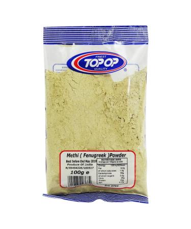 TOP OP - Fenugreek Methi Powder - Skin and Hair Care Ayurvedic Powder Recipe - 100% Organic - 100 gr