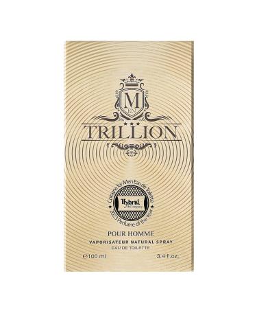 Hybrid & Company Trillion Pour Homme Eau De Toilette Natural Spray Vaporisateur 3.4FL.OZ - Buy Online on GoSupps.com