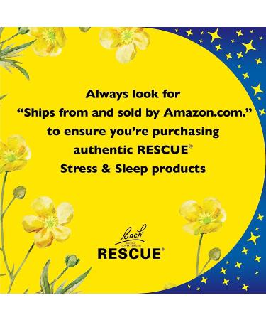 Bach RESCUE SLEEP Dropper 20mL | Natural Sleep Aid Homeopathic Flower Essence | Non-Alcohol Formula | Family-Friendly - Buy Online on GoSupps.com