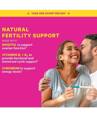 Pink Stork Fertility Drink Mix - Cranberry Lemonade Supplement for Women - Hormone Balance & Prenatal Vitamins with Inositol, B6, and B12 - Women-Owned - 30 Servings - Buy Online on GoSupps.com