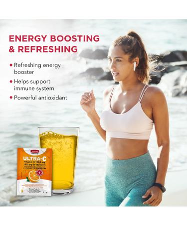 Wampole Ultra-C 1000 mg of Vitamin C + B Vitamins & Electrolytes Effervescent Powder Mix Immunity Energy and Hydration (2 Pack) - Buy Online on GoSupps.com