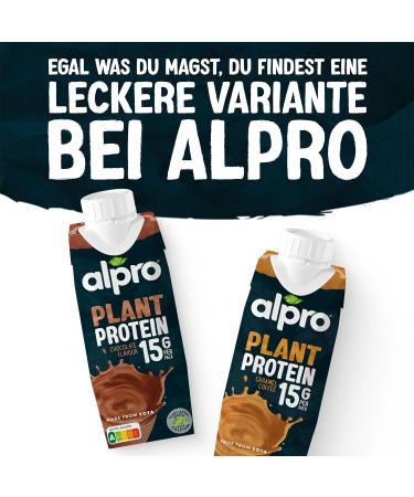 Alpro - Vegetable drink - Soy protein chocolate taste - 250ml - Pack of 15x250ml - Buy Online on GoSupps.com