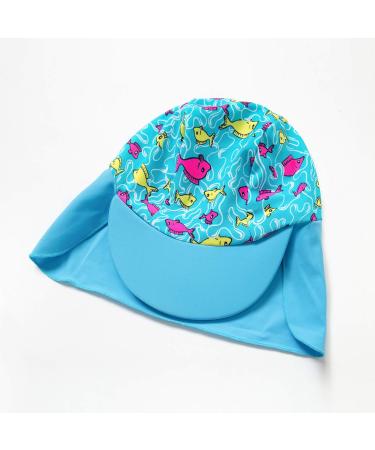 Baby Boys Sunsuit UPF 50+ Sun Protection One Piece Swimwear Set with Sun Hat - Lake Blue 9-12 Months - Buy Online on GoSupps.com