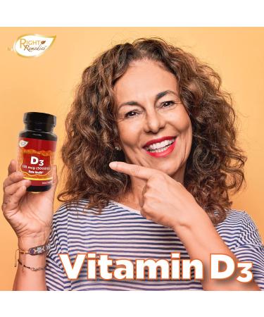 Mini Vitamin D3 5000 IU (125 mcg) Supplement for Bone, Teeth, Muscle & Immune Health - 180 Mini Softgels - Buy Online on GoSupps.com