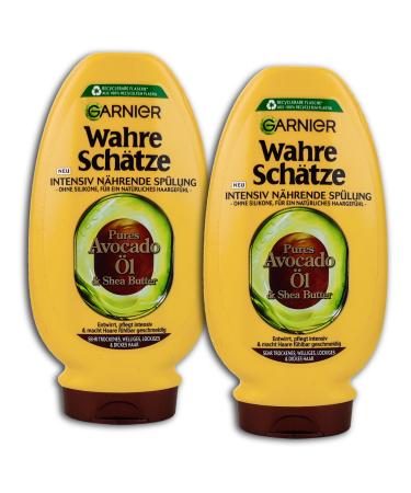 Garnier Garnier True Treasures Intensive Nourishing Conditioner with Avocado Oil and Shea Butter 2 x 200 ml