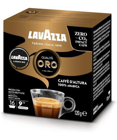 Lavazza A Modo Mio Oro Caffe Altura Coffee Capsules 8 Count (Pack of 2) - Buy Online on GoSupps.com