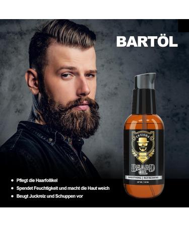 Buy Bart Oil Conditioner with Comb - Natural Sweet Orange Beard Conditioner for Softness & Growth - Buy Online on GoSupps.com