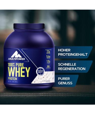 Buy Multipower Whey Protein Shake Powder 2 kg - Cookies & Cream | Ideal Post-Workout Recovery | High Protein & Vitamin B6 - Buy Online on GoSupps.com