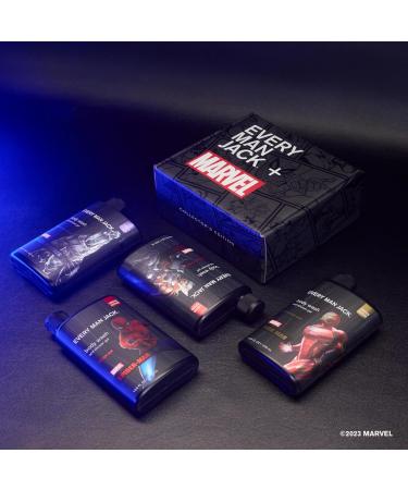 Every Man Jack Marvel Collectors Box - Body Wash Gift Set | Vegan & Clean Ingredients | Fresh Air Coastal Thunder Crimson Oak Wakanda Herbs Fragrances - Buy Online on GoSupps.com