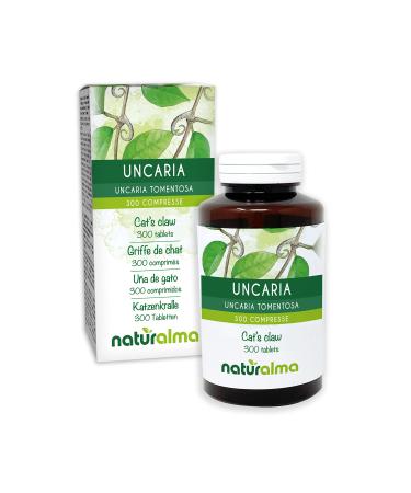 Cat Claw (Uncaria tomentosa) Bark Naturalma 150 g 300 Tablets Food Supplement Natural and Vegan