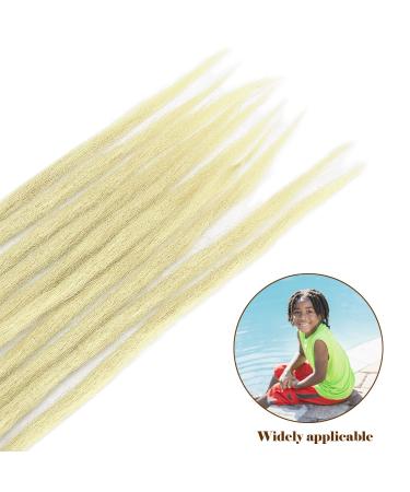 Buy No LIFE 10PCS 50cm Creamy Dreadlock Extensions - One-Sided Crocheted Synthetic Dreadlocks for Men & Women | Jamaica Punk Hip-Hop Reggae Hair Braiding Wigs & Faux Locs - Buy Online on GoSupps.com