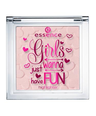 essence Essence Girls just Wanna have Fun Illuminating Powder lightly illuminates cheeks for a radiant complexion #01 Lady's Night 6g 6g.