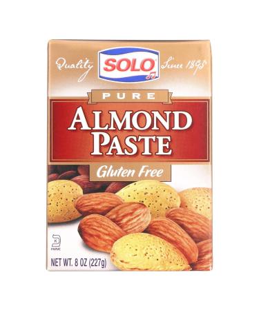 Solo Foods Almond Paste Pure, 8 oz. Pack of 12