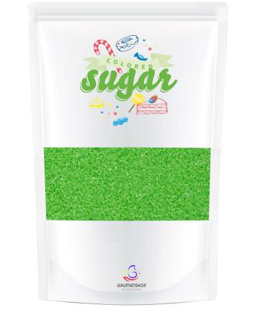 Coloured Sugar Green Mint Green 100g Decorative Sugar