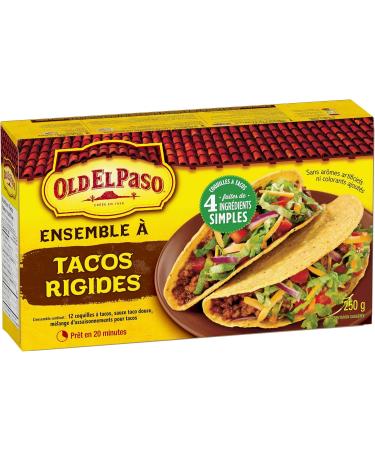 Old El Paso Hard Taco Dinner Kit 12 Count 250 Gram Hard Taco 250 - Buy Online on GoSupps.com