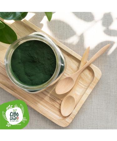 Organic Chlorella Powder - 100 g. Chlorella Vulgaris Seaweed. With Chlorophyll Proteins and Vitamins B12 and C Zinc and Antioxidants For Vegetarians and Vegans. - Buy Online on GoSupps.com