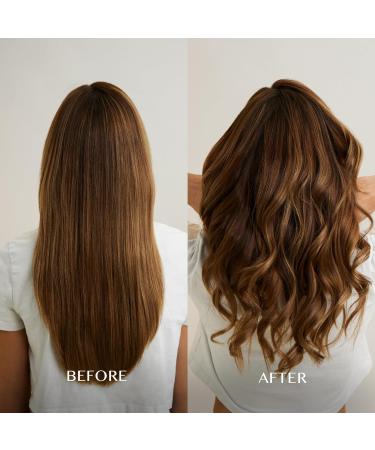 Kristin Ess Hair NANOBLACK Automatic Ceramic Curling Iron & Heat Protectant Spray - Dual Voltage Beach Waver | Perfect Curls & Styling - Buy Online on GoSupps.com