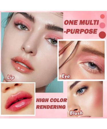 2PCS Velvet Lip Stain Set Long Lasting Moisturizing Lip Gloss - Waterproof Liquid Lipstick Duo for Lip and Cheek Tint (03 & 04) - Buy Online on GoSupps.com