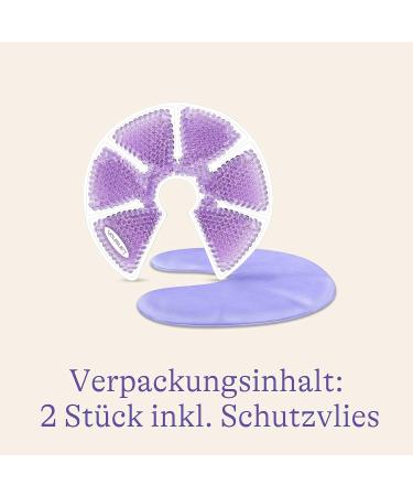Lansinoh 3-in-1 Thermal Coolers & Heat Pillows for Chest - Milk Pump Compatible - 2 Pack with Protective Fleece | International Shipping Available - Buy Online on GoSupps.com
