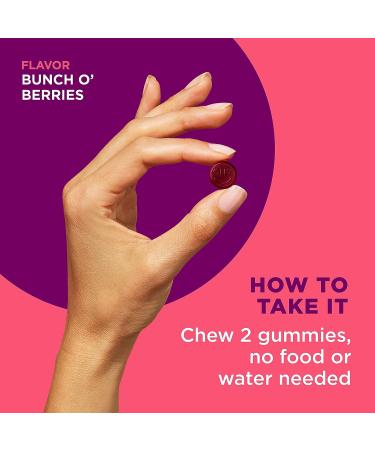 OLLY Extra Strength Elderberry Gummies - Immune Support with 450mg Elderberry, Vitamin C, D, and Zinc - Berry Flavor - 60 Count Pack - Buy Online on GoSupps.com