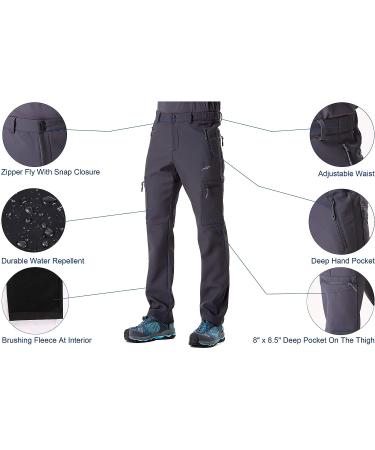 Trailside Supply Co. Men's Insulated Softshell Pants - Dark Grey (036), 4X-Large - Buy Online on GoSupps.com