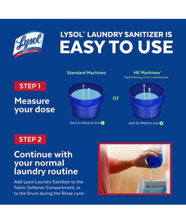 Lysol Sport Laundry Sanitizer: Eliminates Odor-Causing Bacteria for Gym Clothes - 41oz - Buy Online on GoSupps.com