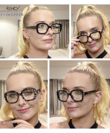 Eyekepper 4-Pack Women's Reading Glasses +2.5 - Chic Blue Light Blocking Computer Glasses for Eye Protection - Buy Online on GoSupps.com