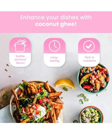 Ghee Easy Organic Ghee and Coconut Oil Blend 500g - 50% Ghee and 50% Extra Virgin Coconut Oil - 100% Organic & Pure - Lactose Free and Gluten Free Ghee Coco Blend 500g - Buy Online on GoSupps.com