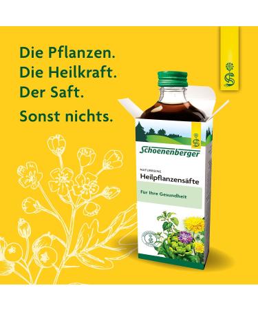 Schoenenberger Mistle Medicinal Plant Juice - 3x200ml Glass Bottles | Supports Circulatory Function | International Shipping Available - Buy Online on GoSupps.com