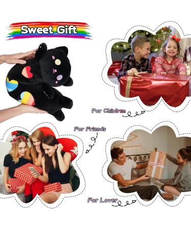 Yamepuia 24 Long Black Cat Plush Pillow - Rainbow Stuffed Animal for Kids - Perfect Girlfriend Birthday Gift - Buy Online on GoSupps.com