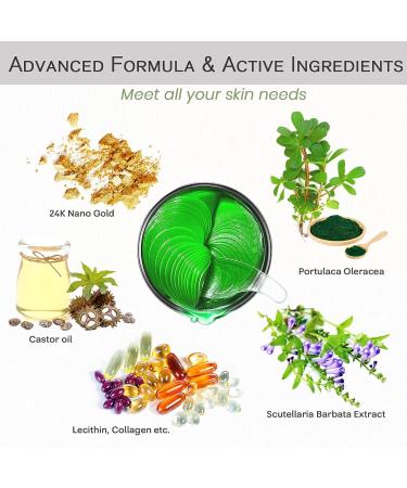 NAZANO Under Eye Patches - 30 Pairs Anti-Aging Collagen & Hyaluronic Acid Masks for Dark Circles, Puffiness & Wrinkles - Buy Online on GoSupps.com